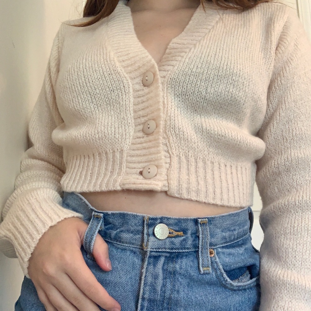 Nasty Gal Cropped Cardigan